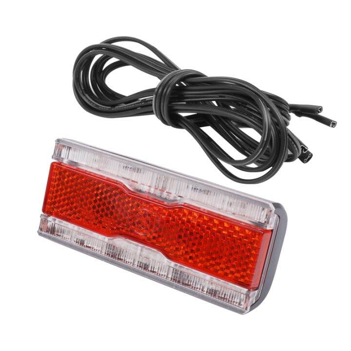 THLCG7 Bike Dynamo Rear Light with Parking Light AC 6V 0.5W LED Bicycle