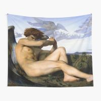 Fallen Angel Alexandre Cabanel Tapestry Home Decoration Living Hanging Room Mat Wall Art Printed Towel Decor Colored Travel