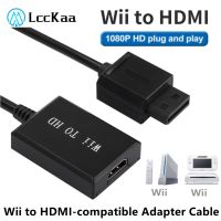 LccKaa Wii to HDMI-Compatible Converter Cable 1080P Wii to HDMI-Compatible Video Audio Adapter Support All Wii For HDTV Display