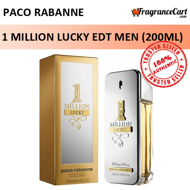 Paco Rabanne 1 Million - Eau de Toilette Men's Perfume 200 ml !