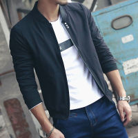 URSPORTTECH New Men Jacket  Autumn Fashion Casual Zip Bomber Jacket Waterproof Baseball Jacket Coat Slim Outwear Overcoat