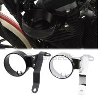 รถจักรยานยนต์ Speedometer Repositioning Side Mount Bracket สำหรับ Harley Sportster 883 XL883 2004-2020 สีดำ/Chrome Meter Mount Bracket