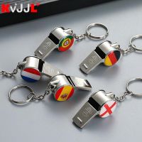 New World Flag Football Keychain For Country Soccer Club Fans Keyring Car Key Chains Souvenir Bag Pendant Fashion Gifts 1pcs