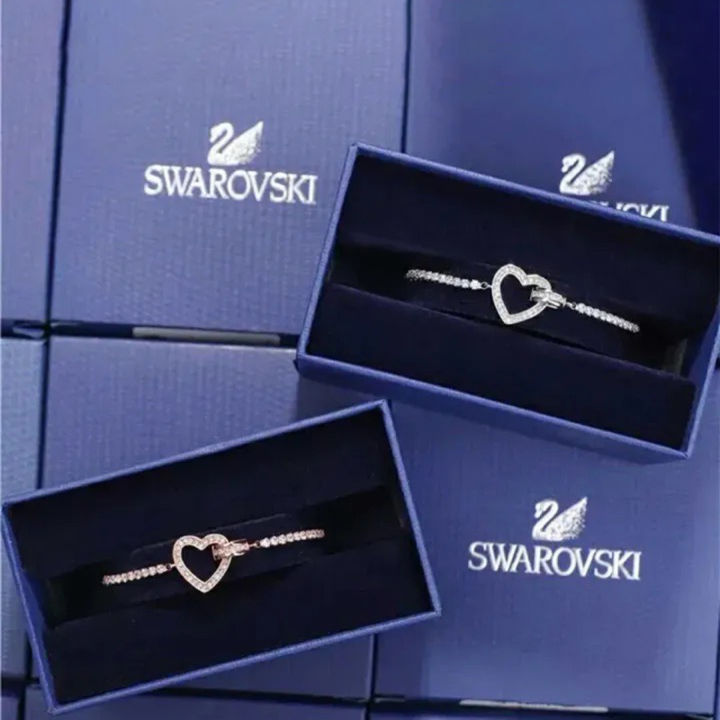 swarovski-หญิง-สร้อยข้อมือ-swarovski-สร้อยคอแฟชั่น-swarovski-ของขวัญวันว