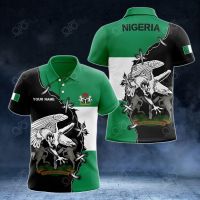 2023 NEW Style Customize Nigeria Flag Unisex Adult Polo Shirtsize：XS-6XLNew product