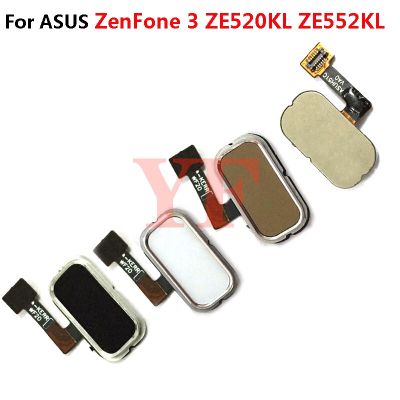 สายปุ่มโฮมโค้งเซ็นเซอร์ลายนิ้วมือสำหรับ ZE620KL ZE520KL ZE554KL ZS630KL Asus Zenfone 3 ZE552KL