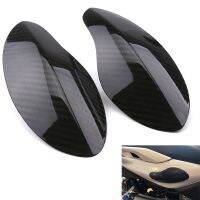 2Pcs Motorcycle Scooter Glossy Carbon Fiber Side Protective Guard Covers Anti-scratch Decorative Shell Patch for Yamaha Xmax 300