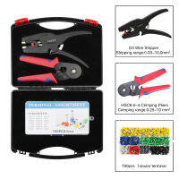 Crimping Pliers HSC8 6-6 6-4 Crimper Tools With Tubular Terminals Wire stripper Mini Portable Automatic Crimping Tool In Bag