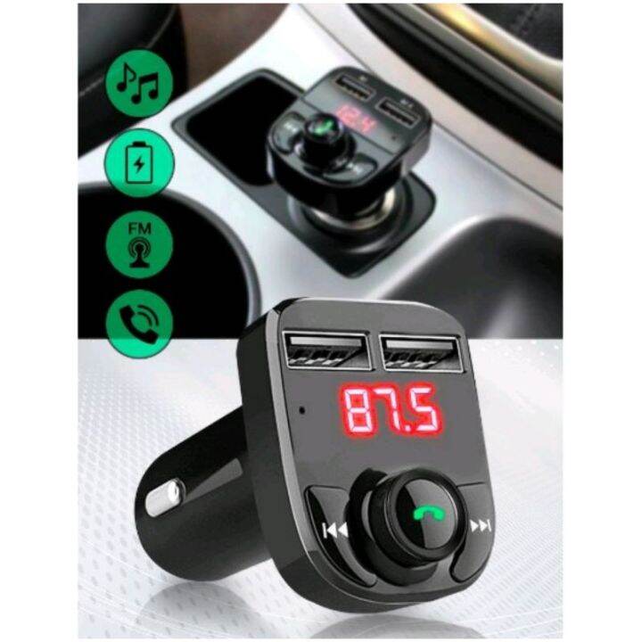 FM Transmitter Bluetooth Modulator Car Kit MP3 Player Dual USB Car