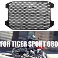 ♙กระจังหน้าหม้อน้ำสำหรับ Sport660 660แนวสปอร์ตเสือฝาครอบป้องกันอุปกรณ์ป้องกันสำหรับ Tiger660 2022ใหม่