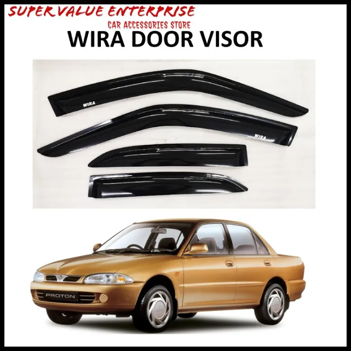 Proton Wira Door Visor C2000 Design 8CM Air Press Door Visor Lazada