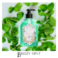 (ของแท้เกาหลี )Mili Mili premium shower gel ?สบู่อาบน้ำตัวหอม กลิ่น Breezy mint  กลิ่นมิ้นต์  (กลิ่นคล้าย versace) หอมติดผิว