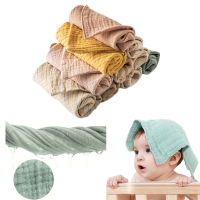 ☈▲❅ 5 Pcs Cloth Soft Absorbent Gauze Saliva Towel Bib Bath Towel Cotton Burp Cloth Handkerchief Kindergarten A2UB