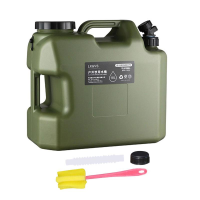 Outdoor Camping Water Storage Bucket Drinking Water Portable Belt Faucet Household Car Water Storage 18L Square Bucket