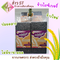 ?ข้าวไรซ์เบอรี่ ข้าวใหม่ 100% ปลูกแบบเกษตรปลอดภัย น้ำหนัก 1 กิโลกรัม แพ็คสุญญากาศ? *พร้อมส่ง*