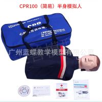 Bust CPR first aid simulation training medical psychiatry practice dummies cardiopulmonary resuscitation (CPR) simulation of the human body model