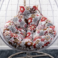 Thicked Papasan Hammock Chair Cushions Soft Pad Cushion with Headrest for Home Garden Indoor Outdoor Hanging Chair Swing Seat