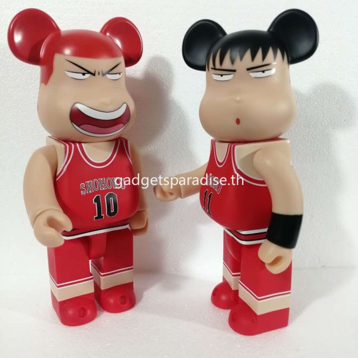 ฟิกเกอร์-bearbrick-400-slam-dunk-hanamichi-sakuragi-rukawa-kaede-bearbrick-28-ซม