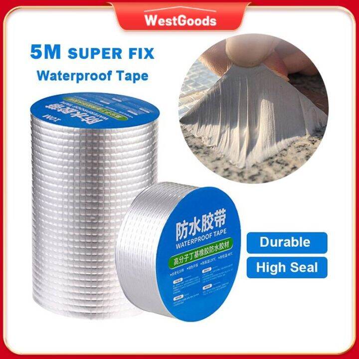 Rubber Tape Waterproof Self-adhesive Aluminum Foil Butty Super Fix Wall ...