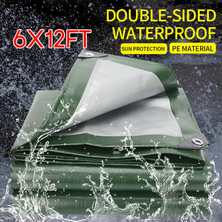 (Free Rope) Multiple Size 20FTx26FT Thickened WearResistant PE