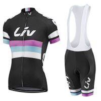 2023 female Cycling Clothing LIV Team female Ciclismo Hombre Short Sleeve Cycling Jersey Set Bike woman Uniforme Maillot Bicycle