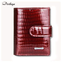 DICIHAYA Women Wallets Real Leather Female Purse Mini Hasp Solid Multi-Cards Holder Fashion Short Wallets Slim Small Hasp Wallet