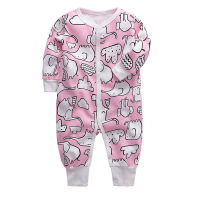 kids dress baby clothing girl newborn romper footed sleepsuit cotton baby pajamas