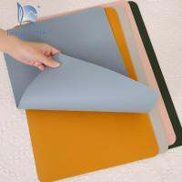 Primaw หนังสี่เหลี่ยมสีบริสุทธิ์ตะวันตก Placemat