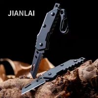 Hot selling internet celebrity mini folding knife for travel Portable pocket multifunctional combination Exquisite knife Flatware Sets