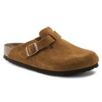 Birkenstocks Half-Pack Slippers/Boston Boston/Mink/Cushioned/Suede 1009542Birkenstocks