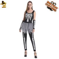 [COD] big female ghost bone skeleton costume masquerade cos role-playing stage