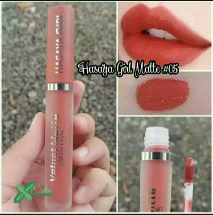 ( 3 pis ) HASAYA GIRL VELUET MATTE LIP GLOSS NO.H6066 Lazada Indonesia