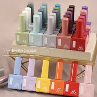 สีทาเล็บเจล AS ขวดใหม่ล่าสุด สีสดใส สไตล์เกาหลี ขนาด 15 ml ขวดบอกสี หยิบใช้ง่าย