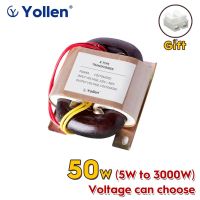 ✔✇ R-Core R50VA 50W Power transformer voltage 220V/380V to 9V/12V/15V/18V/24V/110V Elevator Armarium Soft Starter Pure copper core