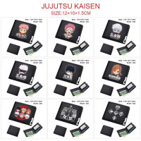 Jujutsu Kaisen Men S Women S Purse Cartoon Wallets Bifold Student Cartoon Coin Purse Youth Short PU Wallet