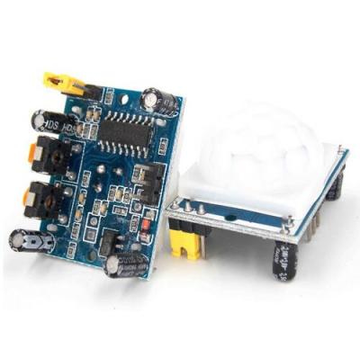 10ชิ้น/ล็อต Blue Board Hc-sr501 Human Body โมดูลตรวจจับอินฟราเรด Sensor Pyroelectric Probe โมดูลสำหรับ Arduino