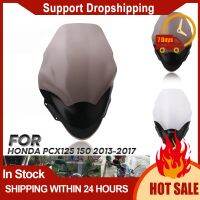 ✹♠▣ Motorcycle Windshield Windscreen For Hond-a PCX125 PCX125 150 2013-2017 Motorcycle front wind deflector Motobike Accessories