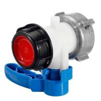 1pc IBC Tank Adapter Tap Pipe Connector Outlet Valve 62mm General Purpose IBC Hose Fitting Water Container Switch Garden Parts Valves