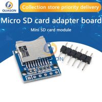 10PCS / LOT Micro SD Storage Expansion Board Mini Micro SD TF Card โมดูลป้องกันหน่วยความจําพร้อมหมุดสําหรับ Arduino ARM AVR