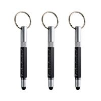 2021New Multifunction Pen Mini Pocket Size Metal Ball Pen Rotating Small Portable Tool Pen With Keychain Pens