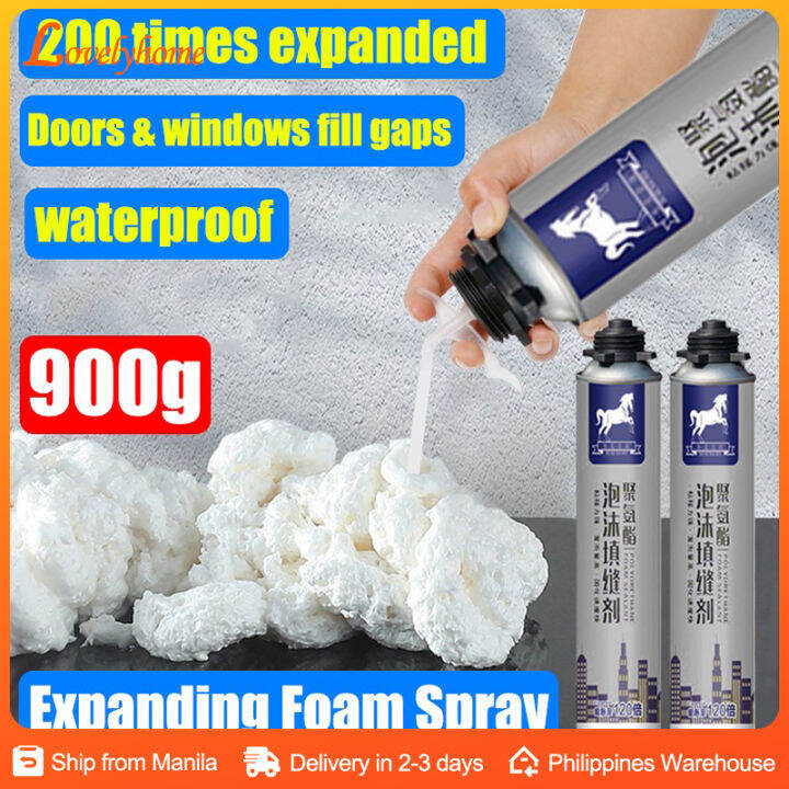 (COD) 900G New Foam Caulk Polyurethane Foam Spray Expanding PU Foam ...