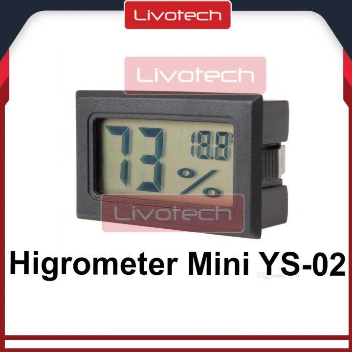 Digital Mini Hygrometer / Higrometer Kecil Alat Ukur Suhu & Kelembaban