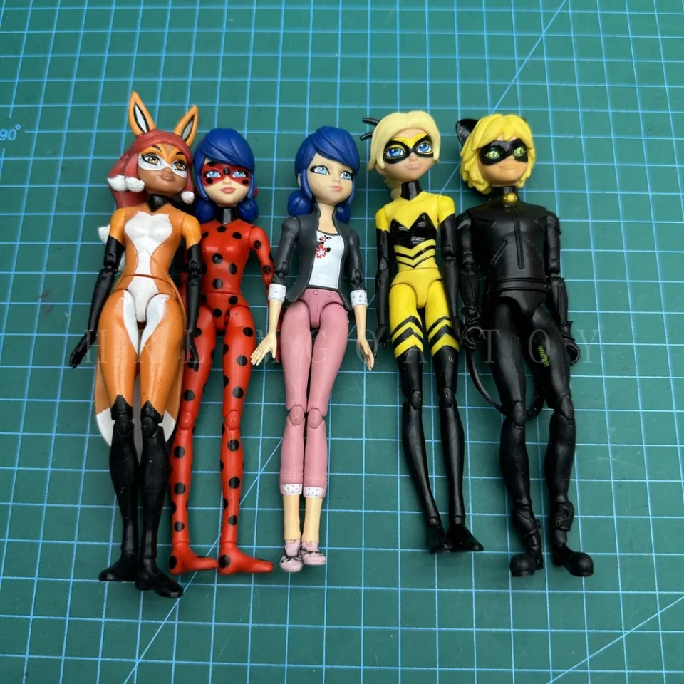 Miraculous Ladybug Character Figure Doll Cat Noir Rena Rouge Queen Bee