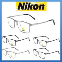 Nikon แว่นตารุ่น CX-6308 กรอบเต็ม Square ทรงสี่เหลี่ยม ขาสปริง วัสดุ อลูมิเนียม (สำหรับตัดเลนส์) Full frame Eyeglass Spring legs Aluminium material Eyewear Top Glasses ทางร้านเรามีบริการรับตัดเลนส์