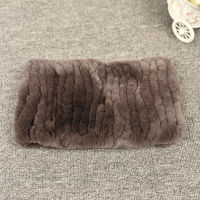 Rex Rabbit Fur Scarves Women Winter Thick Warm Real Fur Top Quality Shawl Natural Fur Muffler Snood S7600