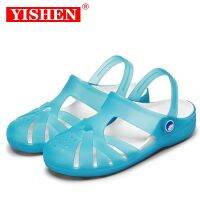 YISHEN Womens Sandals Mary Jane Jelly Shoes Casual Shoes Transparent Footwear Sandals Girls Sandalias Para Mujer Sanitary Clogs