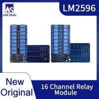 5V 12V Low Level Trigger Relay Module 16 Channel With Optocoupler Relay Output LM2596 Power Supply