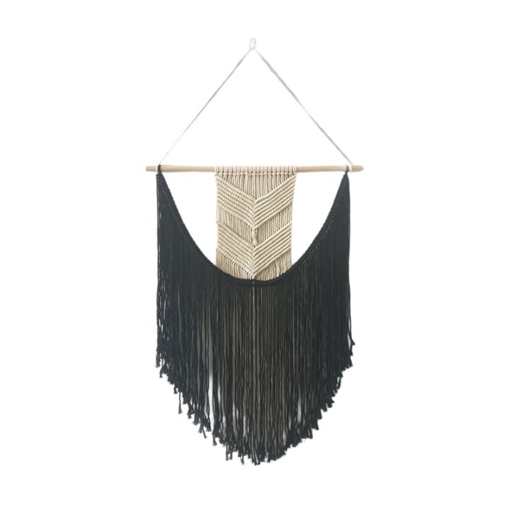 Large Boho Woven Tapestry Macrame Wall Hanging Bohemian Tassel ...