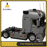 Moc 37849 Engineering FH Tractor Unit Building Blocks Vehicle Car Bricks Set Educational DIY Toys for Children Boys Gift