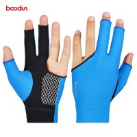 Boodun 1PCS Men Womens Pool Billiard Gloves for Left Hands Spandex Breathable Anti-skid Snooker Gloves Billiard Accessories